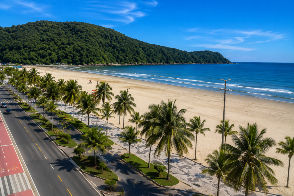 praia canto do forte praia grande