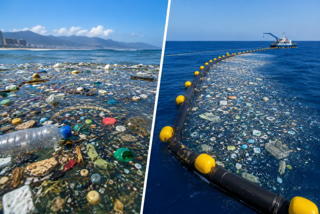 Grande Mancha de Lixo do Pacífico enfrenta novo desafio: plástico se fragmenta e dificulta limpeza grande mancha lixo pacifico poluicao plastica limpeza oceanos 2026.webp