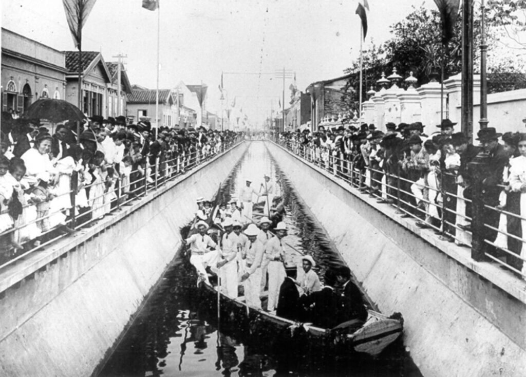 Por que Santos tem tantos canais? A história da engenharia que mudou a cidade o inicio dos canais de santos