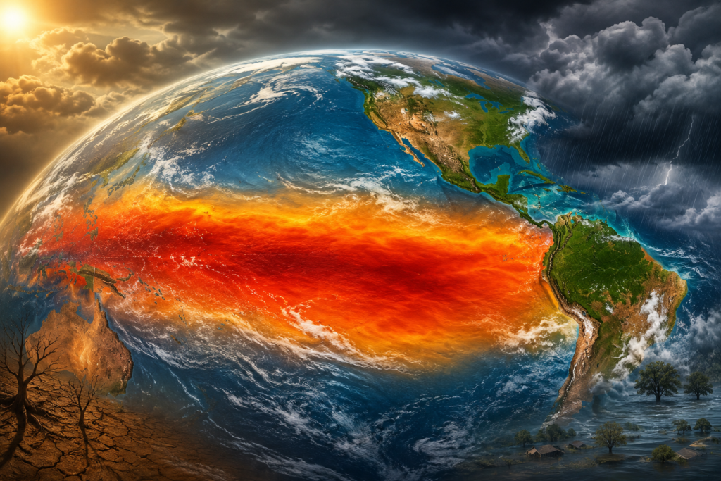 Super El Niño pode atingir pico no fim de 2026 e entrar para a história super el nino 2026 oceano pacifico.webp