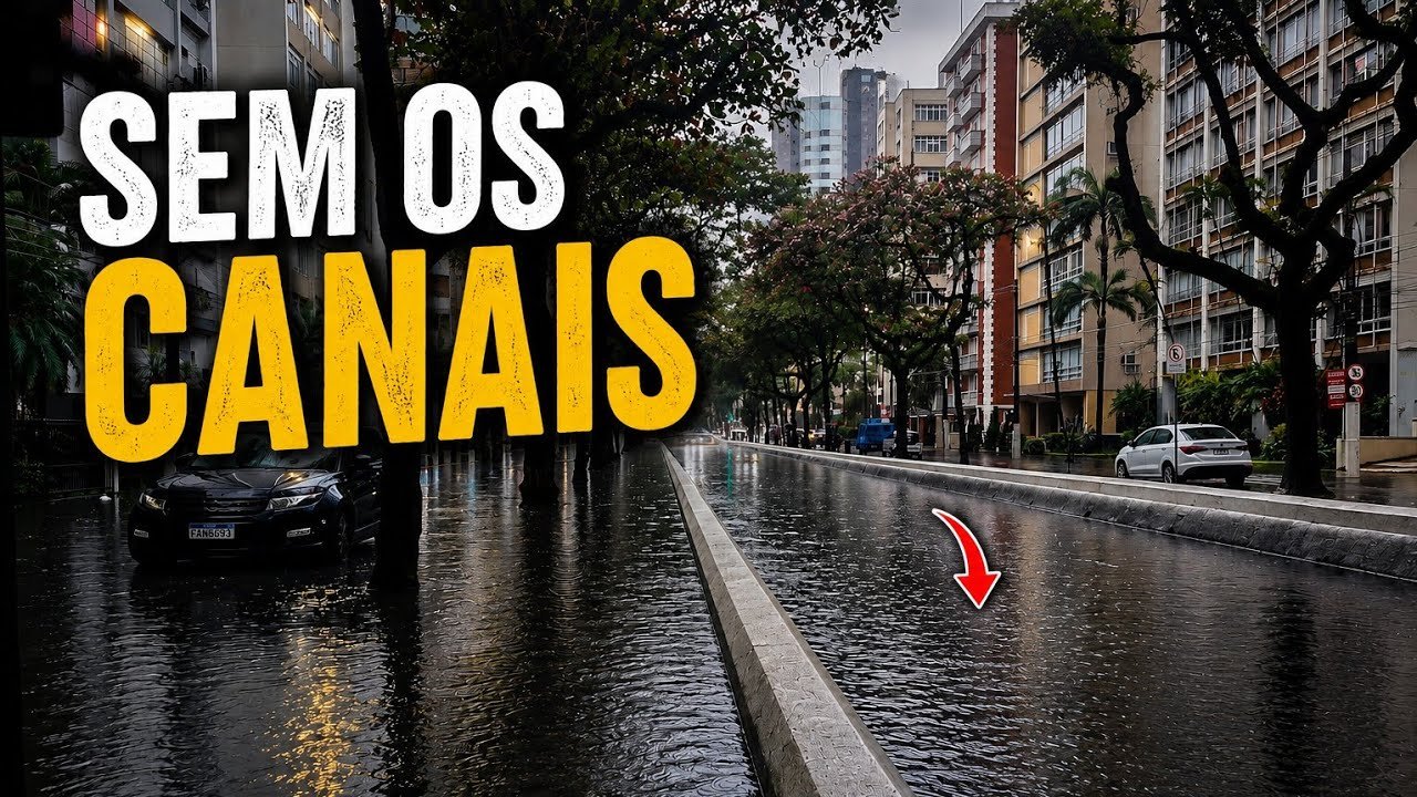 Como os canais salvaram Santos da água Como os canais salvaram Santos da água