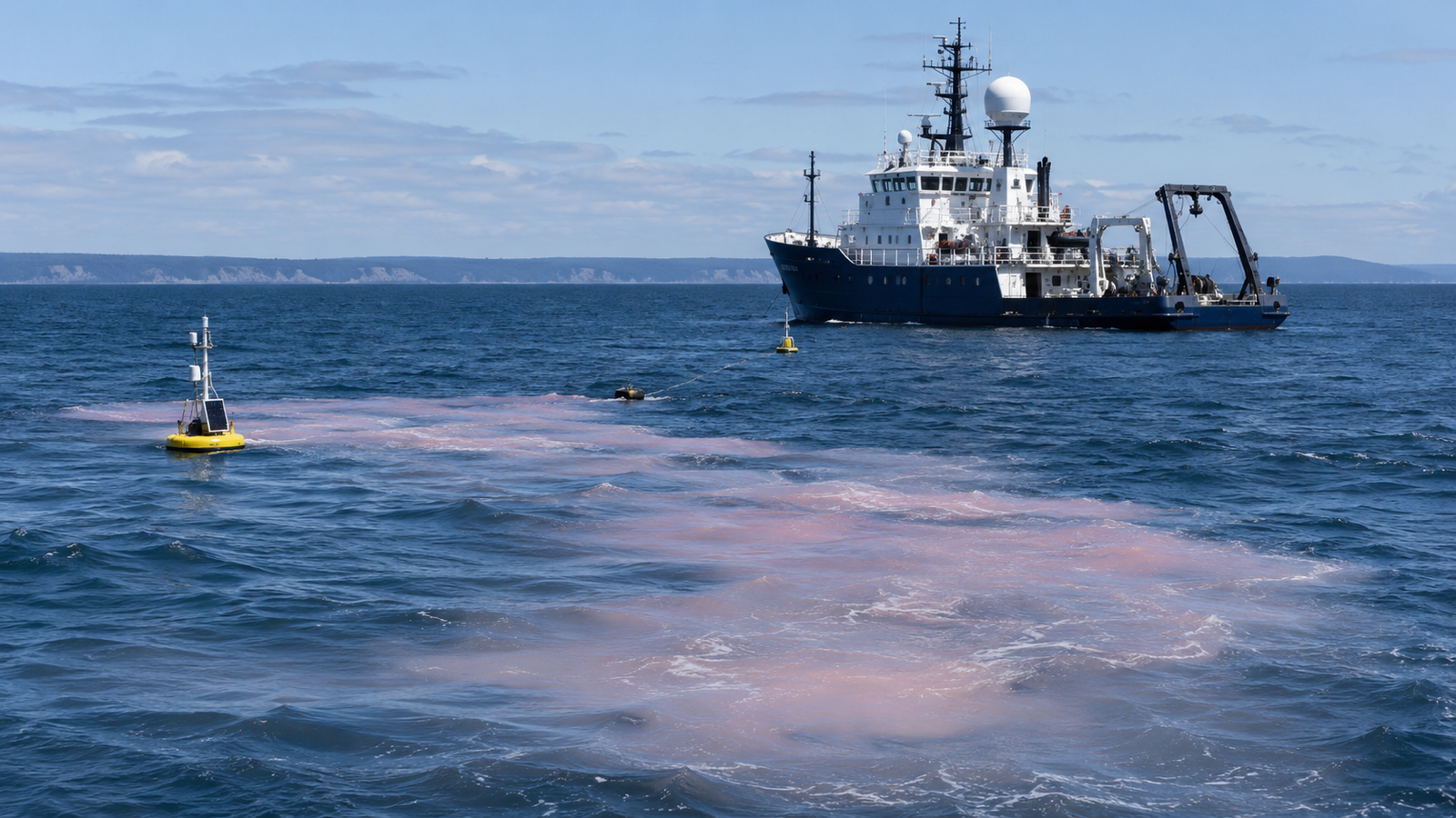 Cientistas testam soda cáustica no oceano para retirar CO₂ da atmosfera